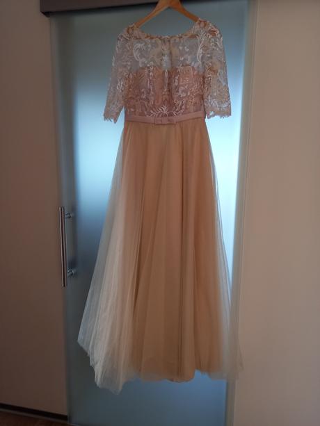 Spoločenské/ svadobné šaty, 38