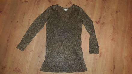 Zlatý sveter, xs, h&m,xs