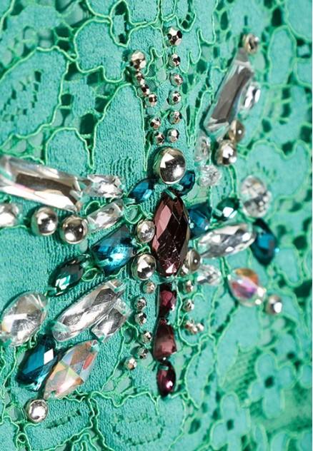 Zdobené čipkové šaty next uk, next,152