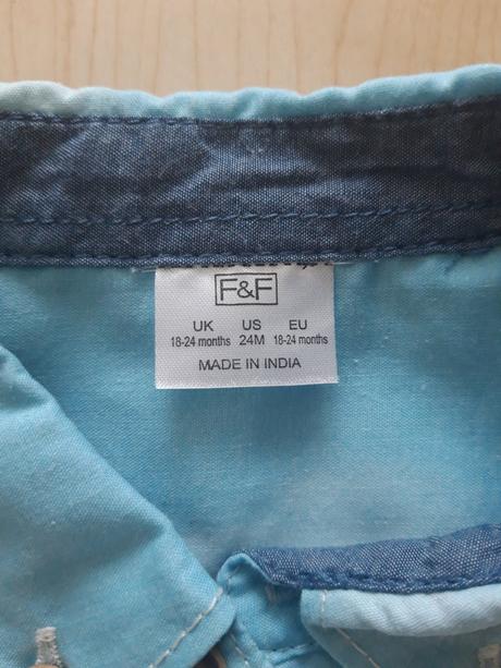 Chlapčenská košeľa, f&f,92
