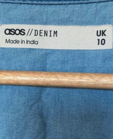 Denim šaty asos, m