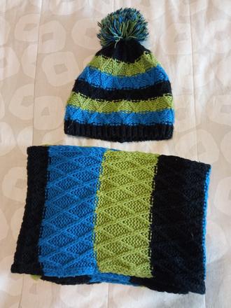 Detská čiapka,šál, 110