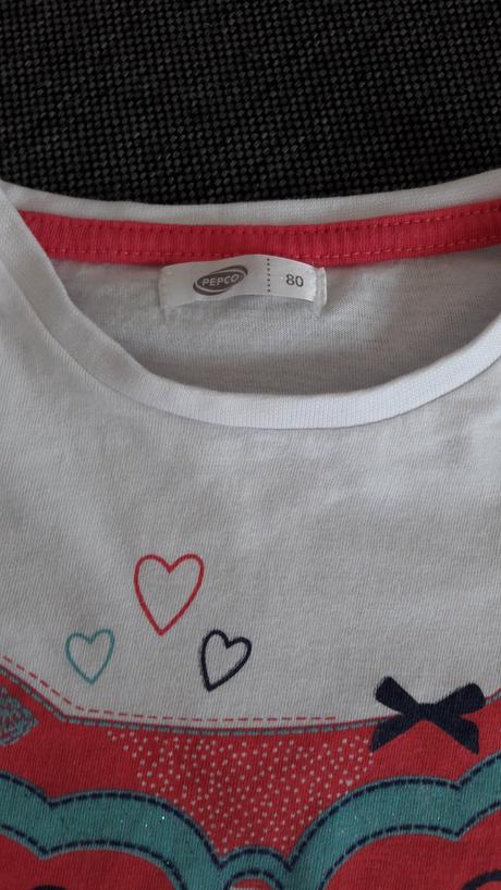 Biele tricko  cool cat, pepco,80