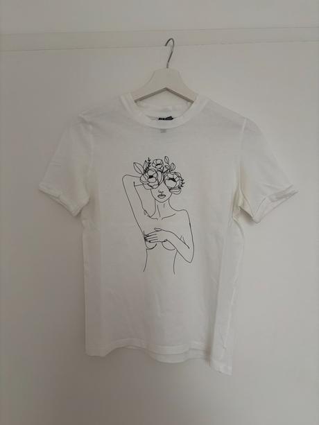 Biele tričko pieces, xs