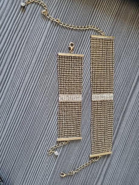 Choker + náramok - bižutéria, 