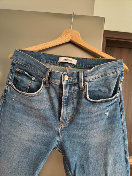 Zara relaxed fit džínsy m-l, zara,l
