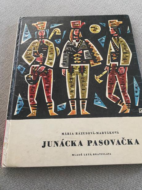Stará retro rozprávková kniha junácka pasovačka,