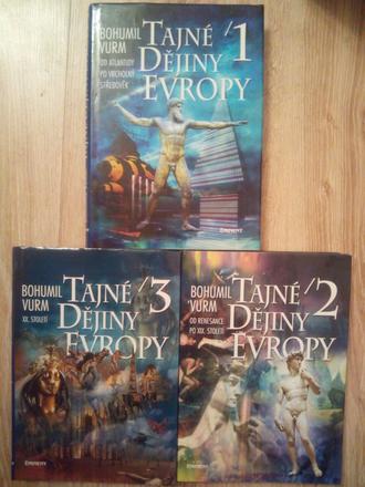 Tajné dejiny európy 1,2,3. predaj len spolu ô, 