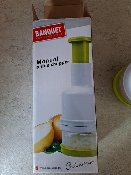 Ručný krájač cibule. banquet., 