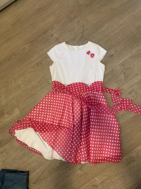 Ľahučké šaty, podšité, 140