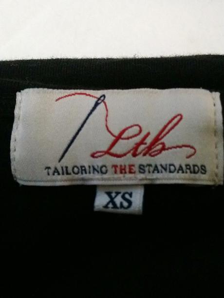 Dámsky čierny elastický top, ltb, xs