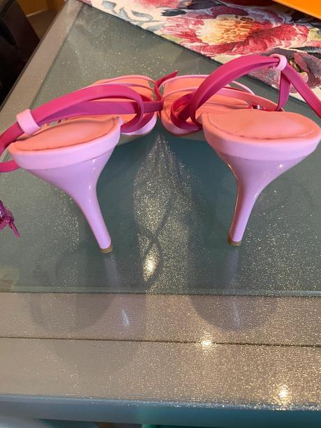 Ružové letné sandále, reserved,39