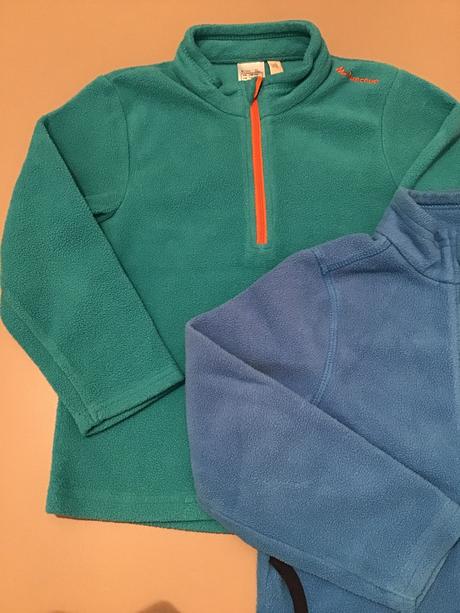 Fleecova mikina, decathlon,98