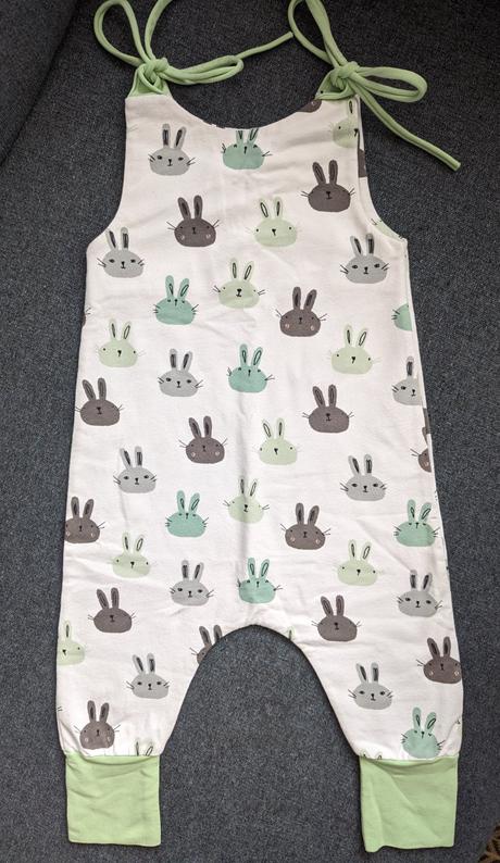 Sashe háremový overal zajačik, 9-18m, 86