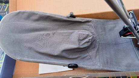 Babybjorn bliss anthracit classic + googly eyes, 