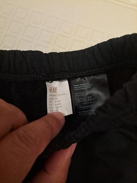 Tepláky, rozm. 68cm, 2ks, 68