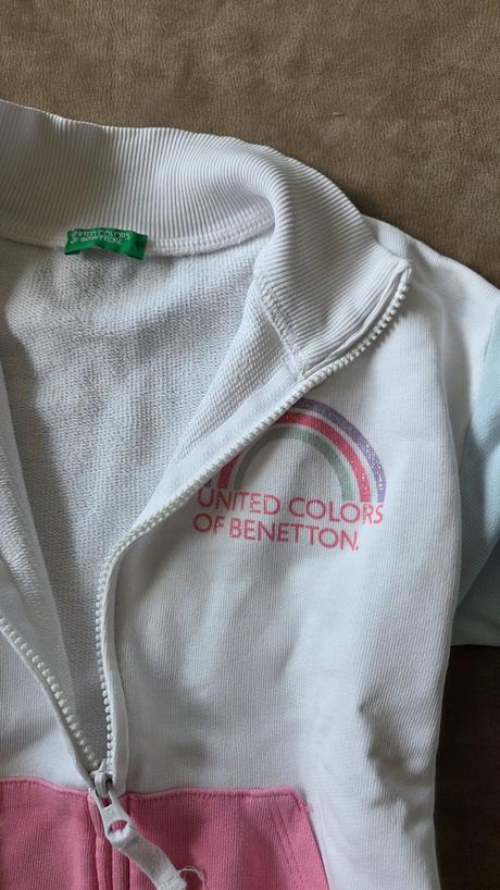 Bavlnená mikina veľ.134/140 benetton, benetton,134