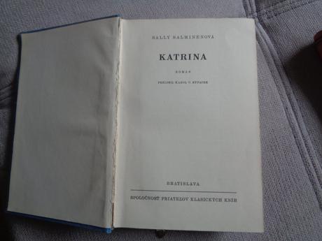 Predám staršiu knihu katrina, 