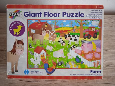 Giant floor puzzle - farm,
