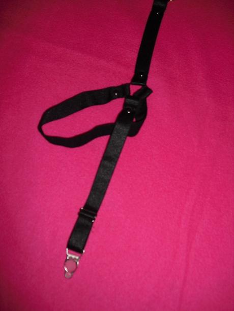 Kozenkovy leskly sexy podvazkovy pas, m