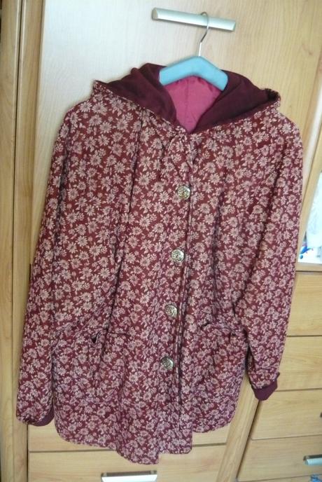 Dámsky kabát s kapucou, xxl