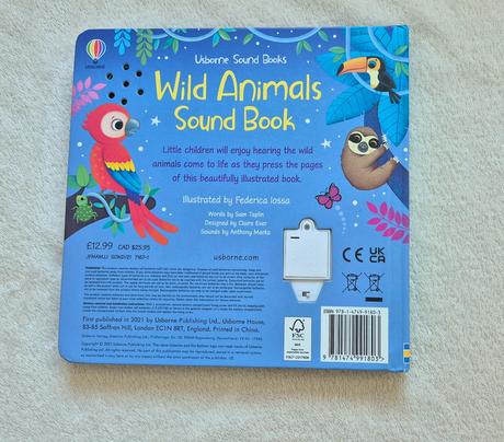 Zvuková knižka usborne,