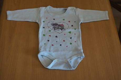 Dojčenské body s dlhým rukávom, 68