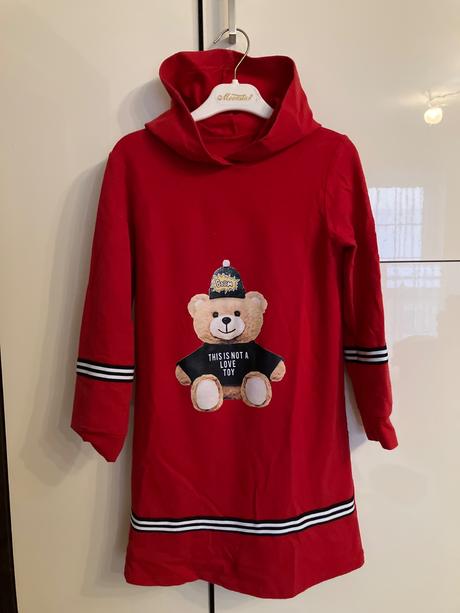 Mikinové šaty, 128