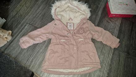 Zateplená bundička 9-12m, fox & bunny,80