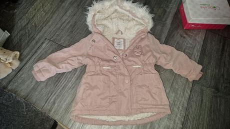 Zateplená bundička 9-12m, fox & bunny,80