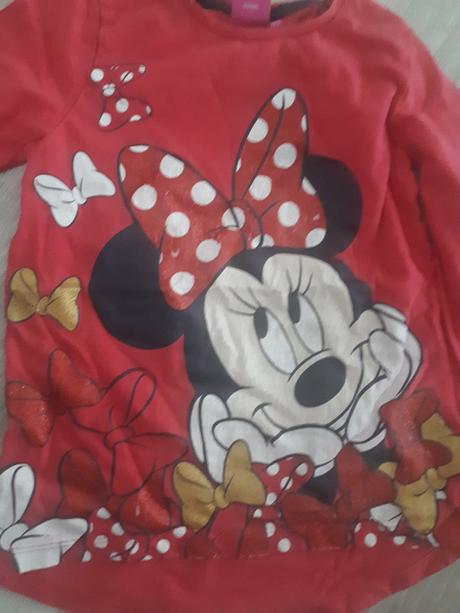 Červeno/ ruzove tričko, 116