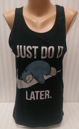 Dámsky čierny top s motívom, canvas, s/m, s