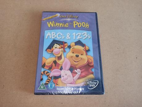 Dvd disney winnie the pooh abc & 123, 