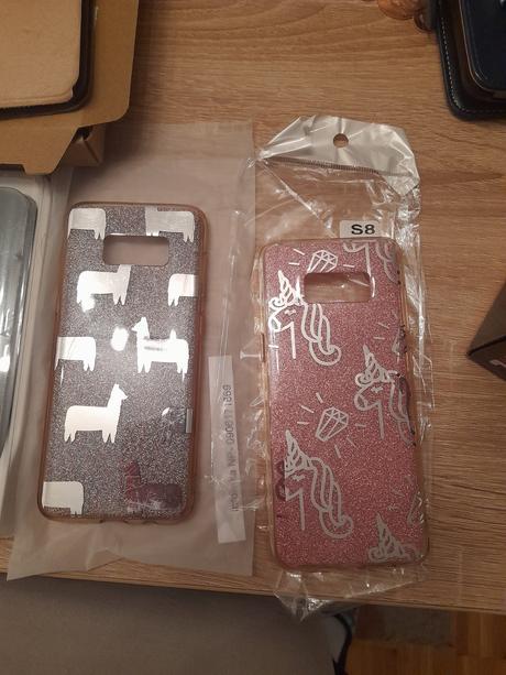 Originál nové tvrdené sklá a používané obaly na sa, samsung