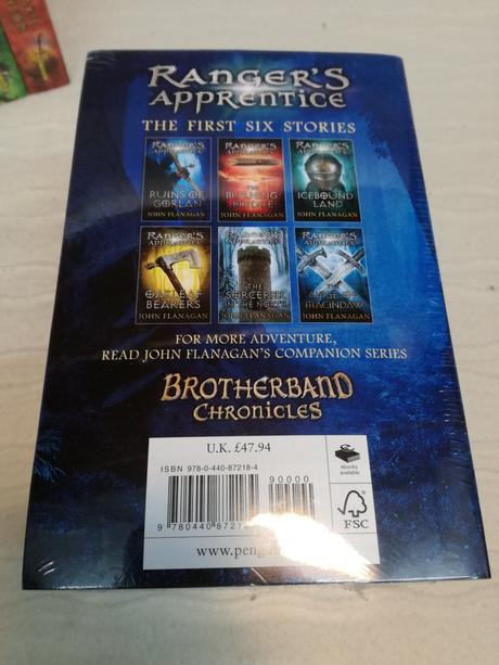 John flanagan ranger's apprentice 1-6 / 7-12 nau24,