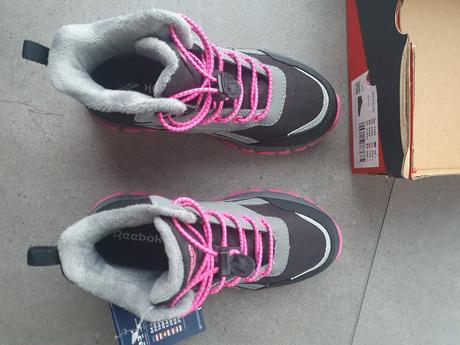 Úplne nové dievčenské turistické topánky reebok 33, reebok,33