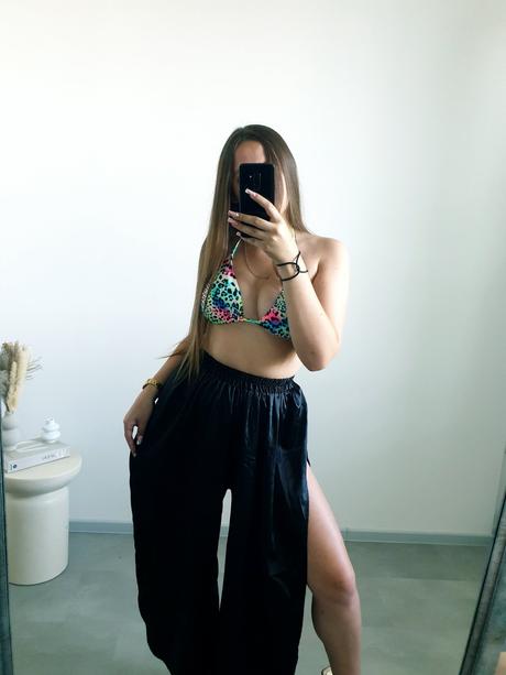 Letné nohavice s rozparkami xs/s, xs