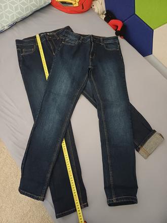 Rifle primark tmavý denim - cena za 1ks, primark,158