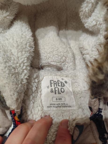 Zimná kombinéza 6-9m, tesco,74