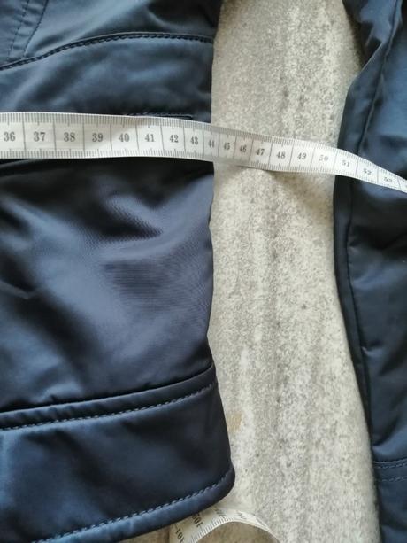 Prémiová luxus bunda geox v38 oceľovomodrá, geox,38