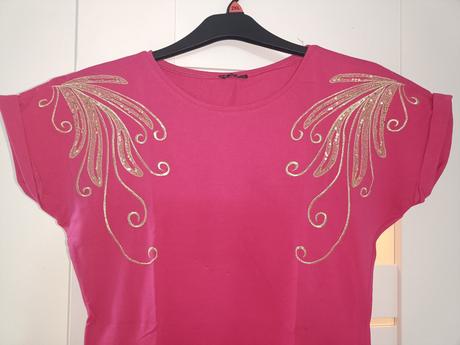 Ružové šaty, l / xl