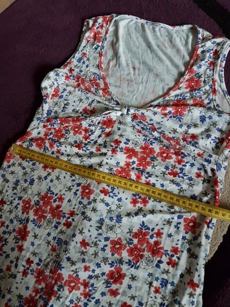 Biele viskózové šatky s kvietočkami vel.m, m