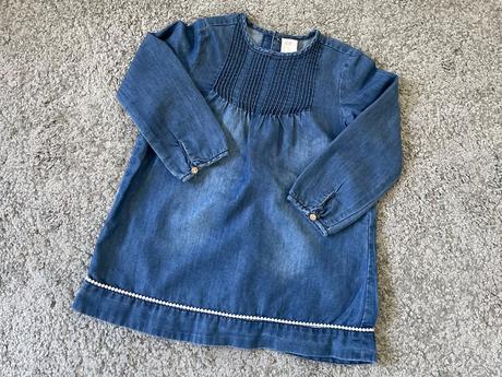 H&m šaty riflové so zapínaním 92, h&m,92