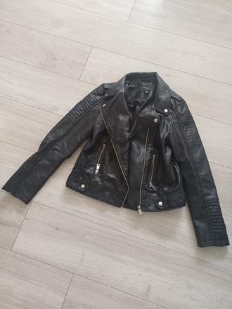 Kožená "motorkárska" bunda m, vero moda,m