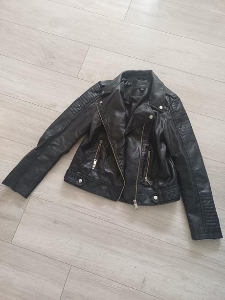 Kožená "motorkárska" bunda m, vero moda,m