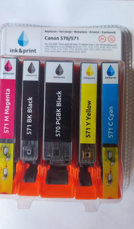 Farba do tlačiarne, canon