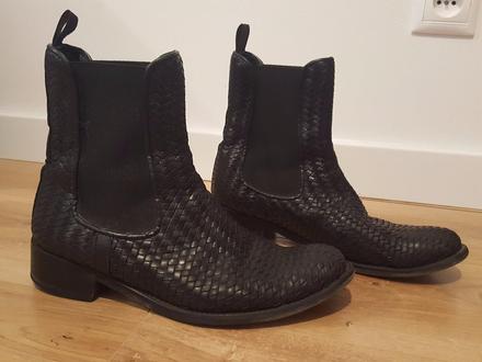 Kozene kotnikove cizmy, 40