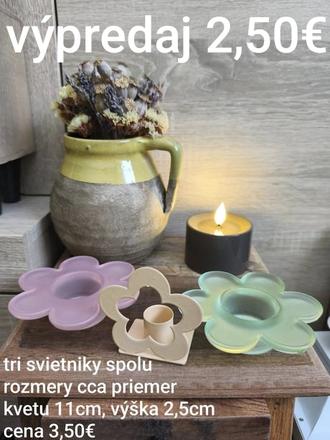 Svietniky spolu tri kusy, 