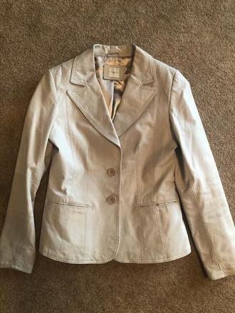 Kožené sako béžové new look, new look,m