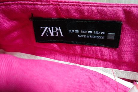 Ľanové kraťasky zara, zara,xs